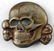 WWII GERMAN THIRD REICH SS TOTENKOPF CAP BADGE