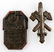 WWII GERMAN THIRD REICH PIN BADGE & PATCH LOT OF 7 - 4