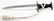 WWII GERMAN 3RD REICH MINIATURE SS OFFICER DAGGER - 3