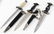 WWII GERMAN 3RD REICH REPLICA DAGGER LOT OF THREE