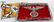 WWII GERMAN THIRD REICH BANNER LOT OF TWO REPRO