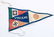 WWII ITALIAN AXIS VINCERE COTTON PENNANT FLAG