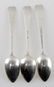 3 ADOLF HITLER MONOGRAMMED SILVER SPOON LOT 25 GR - 3