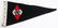 WWII GERMAN HITLERJUGEND DAJ PENNANT FLAG