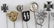 WWII GERMAN THIRD REICH 12 STICKPINS SS IRON CROSS - 2