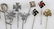 WWII GERMAN THIRD REICH 12 STICKPINS SS IRON CROSS - 3
