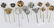 WWII GERMAN THIRD REICH 12 STICKPINS SS IRON CROSS - 4