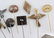 WWII GERMAN 3RD REICH LOT OF 12 PINS SS LUFTWAFFE - 7