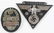 WWII GERMAN 3RD REICH SS SA BIKER PLAQUE LOT OF 2
