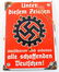 WWII GERMAN THIRD REICH DAF PROPAGANDA STREET SIGN