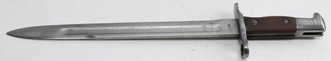 US ARMY 1899 KRAG BAYONET DATED 1899 CLEAN: Features a 11 5/8 inches blade, marked US to one side and 1899 to the other. Very good condition.
