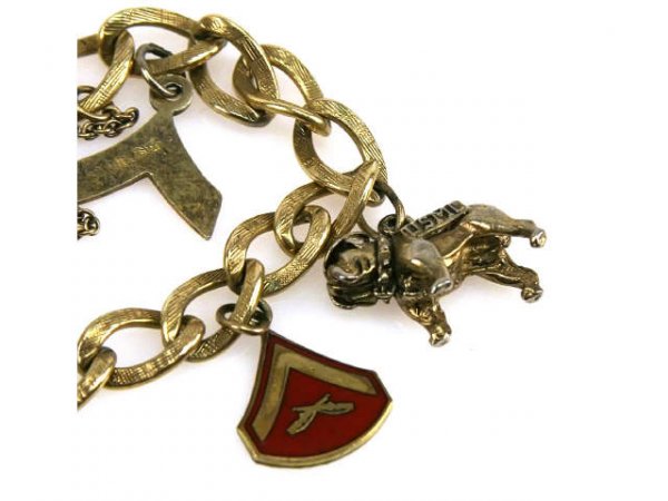 VIETNAM USMC MARINE MOTHER CHARM BRACELET - 3