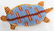 2 LEATHER BELLY BEADED PLAINS INDIAN FETISH LIZARD - 4