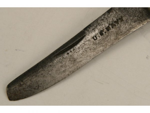 US NAVY CIVIL WAR JACK KNIFE ORIGINAL SHEFFIELD - 2