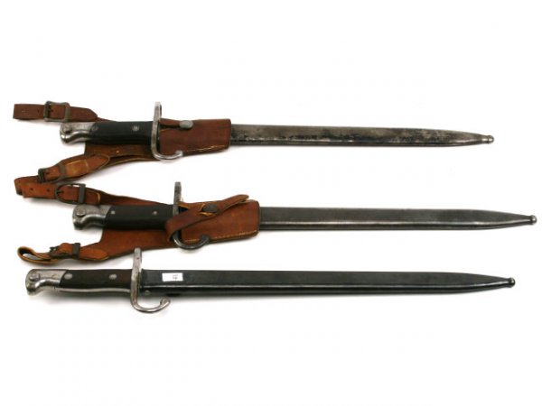 ARGENTINE MODEL 1909 BAYONET LOT OF 3