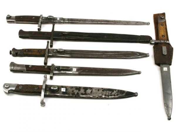 EUROPEAN BAYONET LOT OF 6