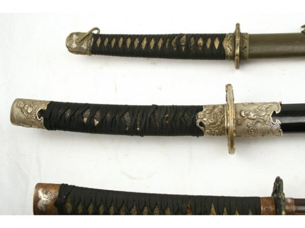 REPRODUCTION JAPANESE SWORDS LOT OF 3 - 3