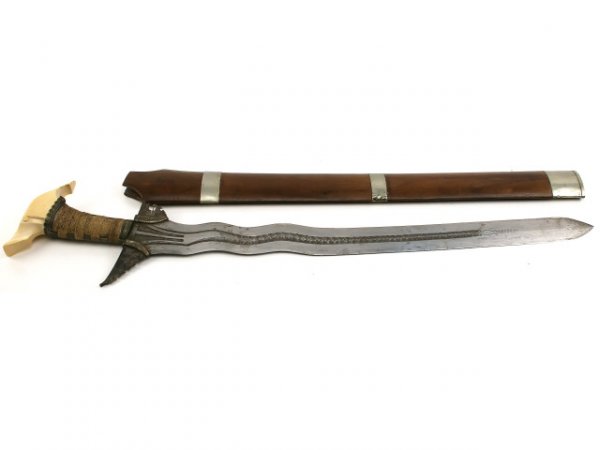 ANTIQUE KERIS KRIS BLADE IVORY HILT
