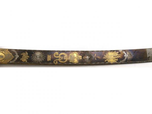 GEORGE III BRITISH OFFICERS DRESS SWORD C1780 - 2