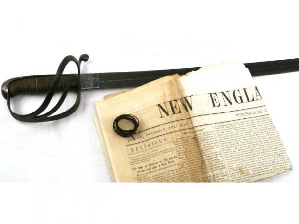 GERMAN SWORD MODEL 1833 DRAGOON MEXICAN WAR - 5