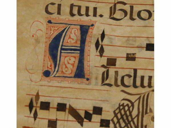 ILLUMINATED MANUSCRIPT PAGE BOOK OF HOURS - 5