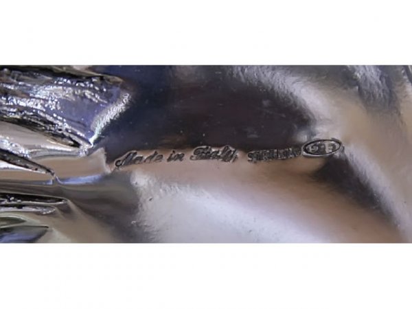 ITALIAN STATUARY STERLING SILVER LION - 4