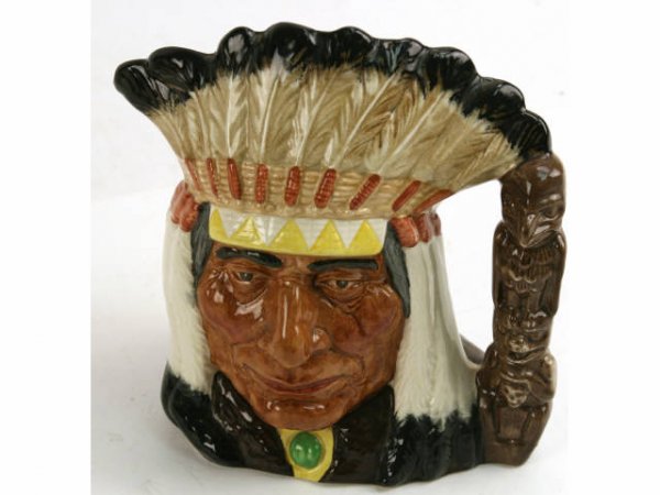 ROYAL DOULTON FALSTAFF & NATIVE AMERICAN FIGURINES - 2