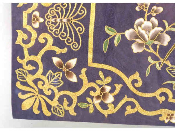 CHINESE SILK GOOD LUCK TAPESTRY PHOENIX - 3