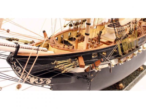 USS CONSTITUTION WOOD SAIL BOAT MODEL 40 X 26 - 2