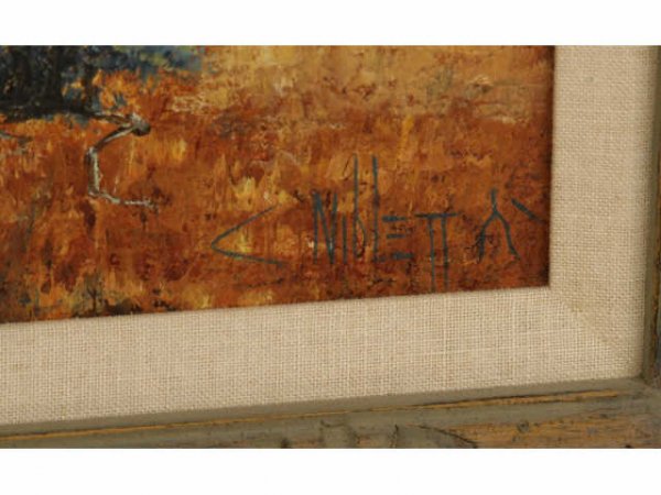 WESTERN INTEREST OIL ON CANVAS PLUS ANOTHER - 4