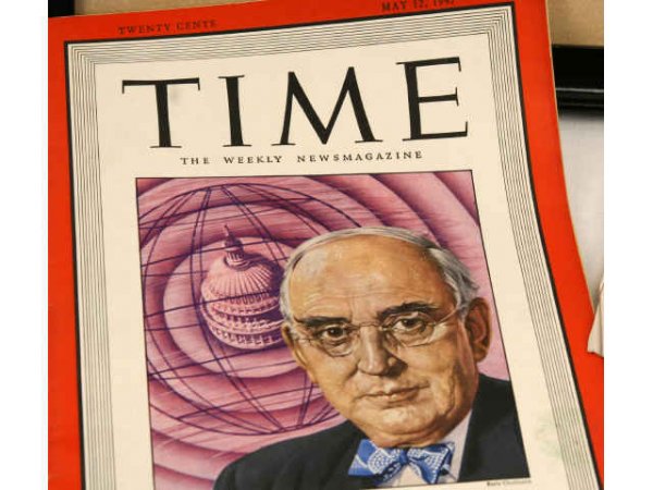 ORIGINAL BORIS CHALIAPIN WATERCOLOR TIME COVER - 2