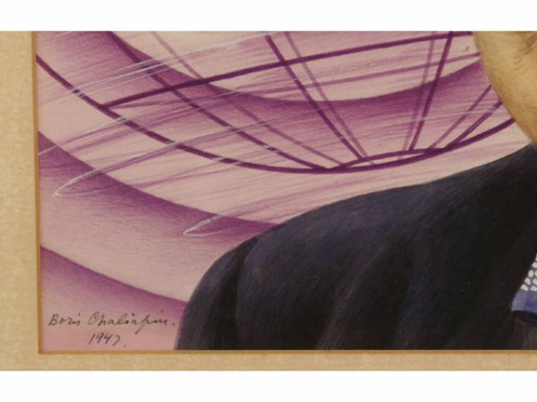 ORIGINAL BORIS CHALIAPIN WATERCOLOR TIME COVER - 4