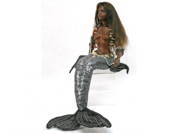 HANNAH KAHL HYLAND WALNUT MERMAID DOLL
