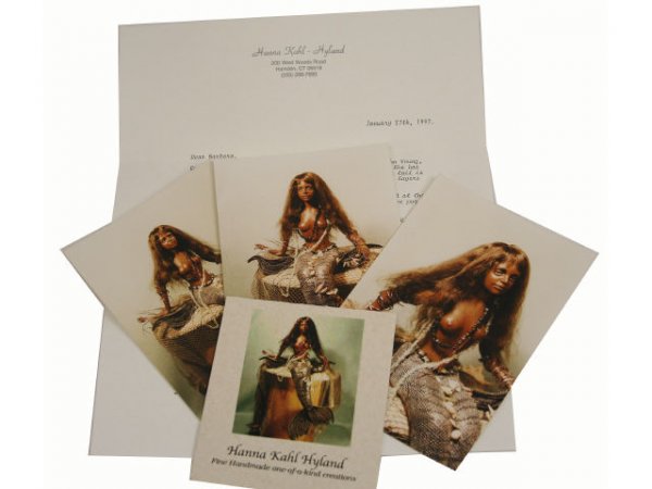 HANNAH KAHL HYLAND WALNUT MERMAID DOLL - 6