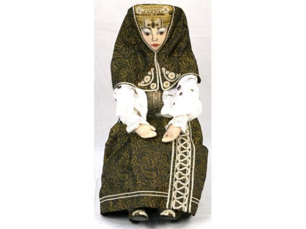 RARE RUSSIAN CLOTH DOLL ALEXANDRA KOUKINOVA