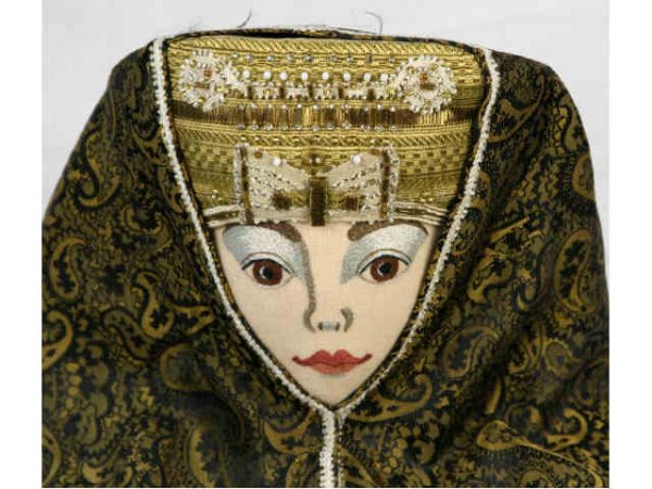 RARE RUSSIAN CLOTH DOLL ALEXANDRA KOUKINOVA - 2