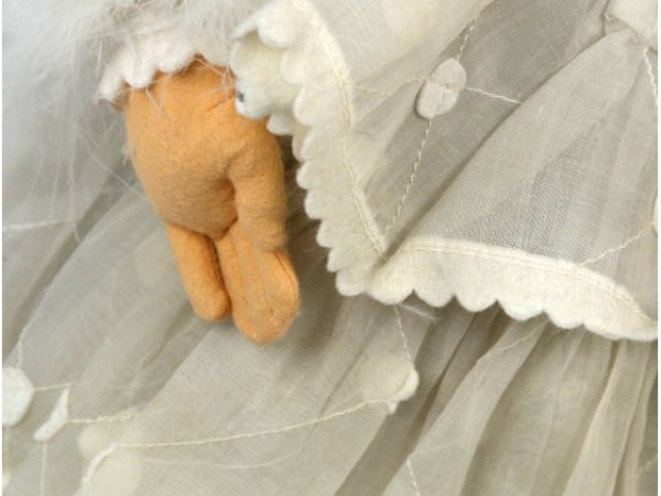 ORIGINAL ITALIAN LENCI FELT DOLL LOT OF 2 - 4