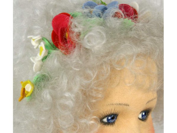 ORIGINAL ITALIAN LENCI FELT DOLL LOT OF 2 - 7