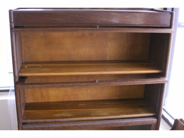 ANTIQUE BARRISTER LAW LIBRARY CASE 4 STACK - 2