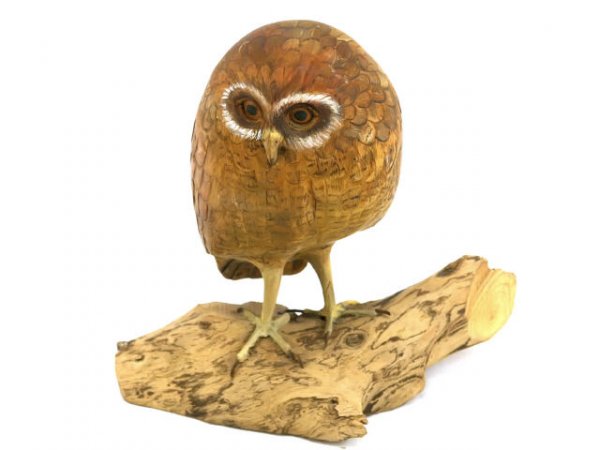 HAND CARVED OWL WOODWORK