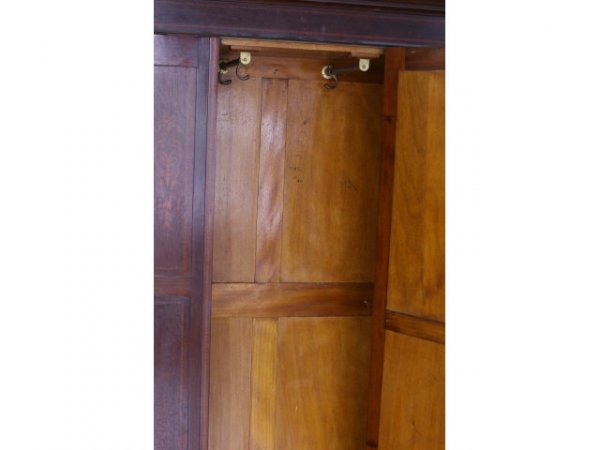 ANTIQUE ARMOIRE INLAY MARQUETRY 75" X 35" - 3