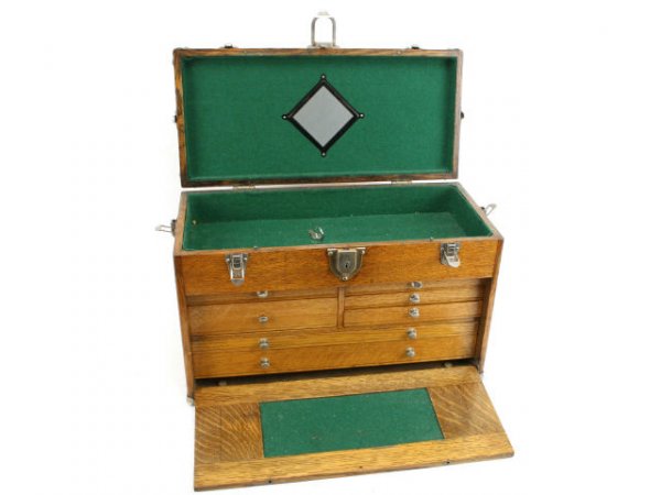H GERSTNER & SONS MECHANICS TOOL BOX VINTAGE - 3