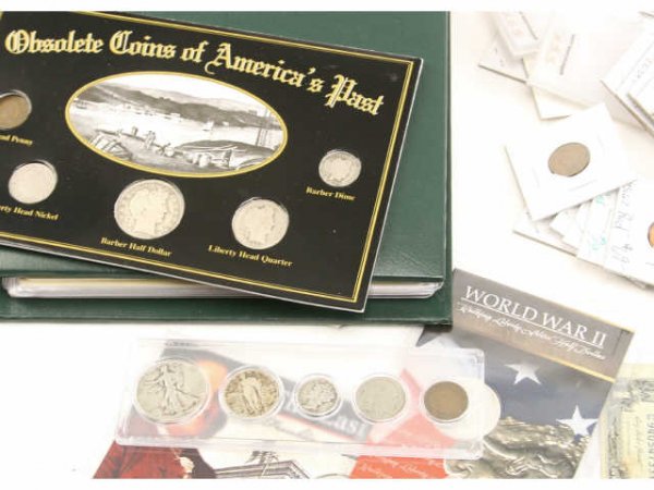 US COIN COLLECTION BU WHEAT SILVER CURRENCY BARBER - 3