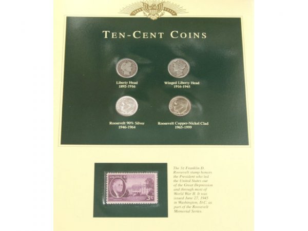 US COIN COLLECTION BU WHEAT SILVER CURRENCY BARBER - 5