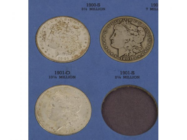 5 WHITMAN BOOKS OF MORGAN AND PEACE DOLLAR SETS - 4
