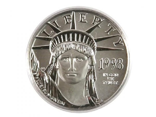 1998 TEN DOLLAR PLATINUM LIBERTY PCGS MS69