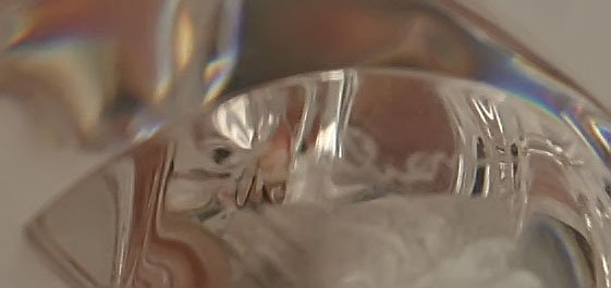 STEUBEN SIGNED FIGURAL DOG GLASS SCULPTURE - 3
