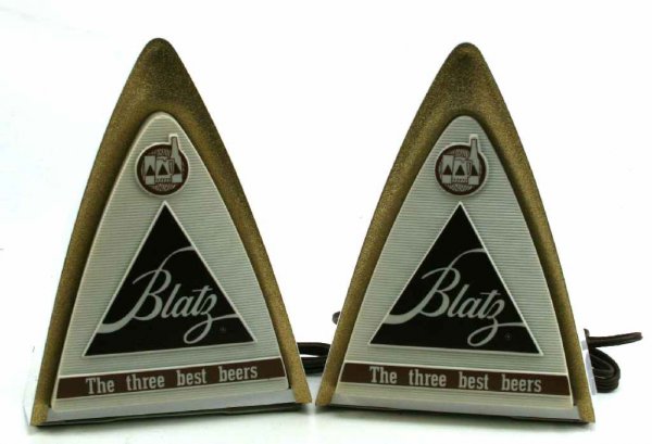 BLATZ BEER 1970 VINTAGE SIGNS LOT OF FOUR MIB