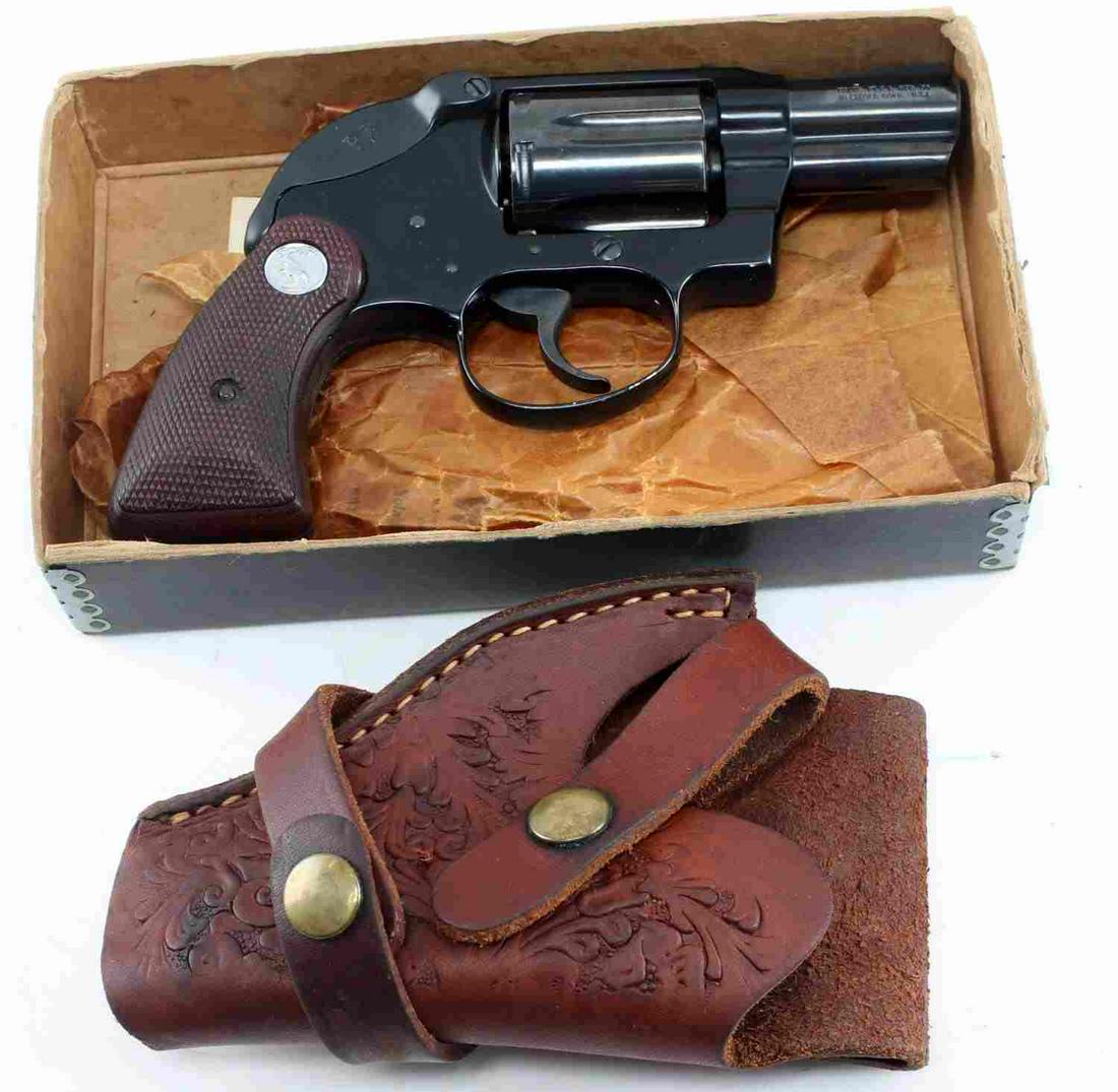 Colt Agent 38 Spl 6 Shot Revolver 38 W Holster Jan 16 Affiliated Auctions In Fl