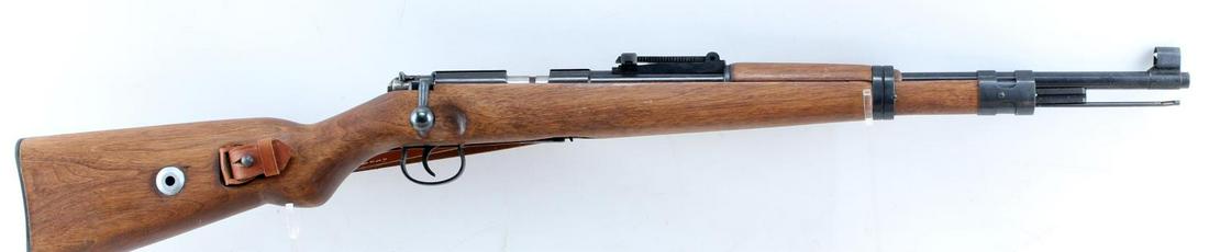 CHINESE TU KKW 33 40 BOLT ACTION RIFLE .22 LR: Full wood stock, blued steel 21 inch barrel with bright clean bore, star in double circle marking to top of chamber, 'TU-33/40 .22 LR Carbine Made in China' marked to top of chamber, serial no., calib
